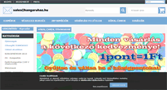 Desktop Screenshot of hangshop.hu